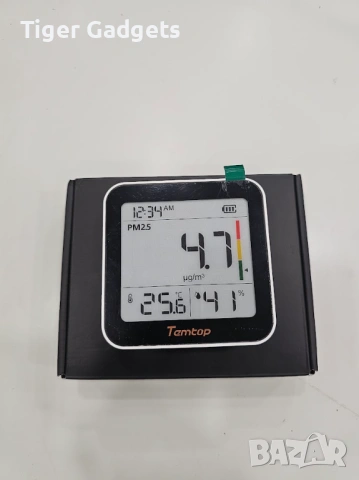 Temtop M10+ Smart монитор за качество на въздуха – CO2, AQI, PM2.5, VOC, температура и влажност с Ap, снимка 8 - Друга електроника - 54450631