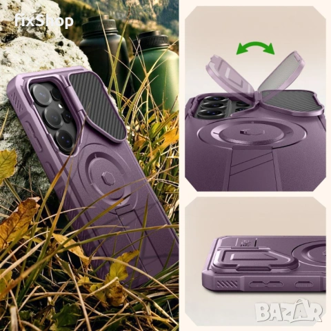 TECH-PROTECT KEVLAR MAGSAFE 2-SET GALAXY S26 ULTRA VIOLET, снимка 7 - Калъфи, кейсове - 54887455