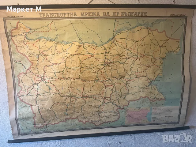 Стенни учебни  карти, снимка 12 - Други ценни предмети - 55647364