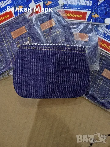 Лот 5 бр. ретро,малки дънкови портмонета Bluejean-Mode (11x8 см) –внос от Германия, снимка 3 - Портфейли, портмонета - 55446227