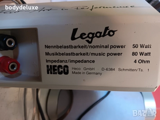 HECO LEGATO сателитни тонколонки, снимка 3 - Тонколони - 44631529
