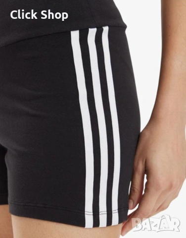 ADIDAS Adicolor 3-Stripes 1/4 Leggings Black, снимка 4 - Клинове - 54858632