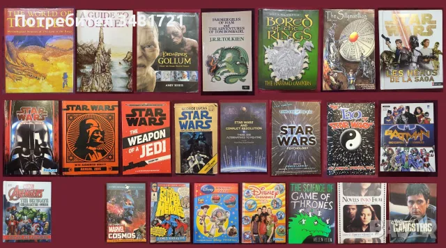 Star Wars, Game of Thrones, Lord of the Rings, Marvel, Batman, Movies - 23 енциклопедии