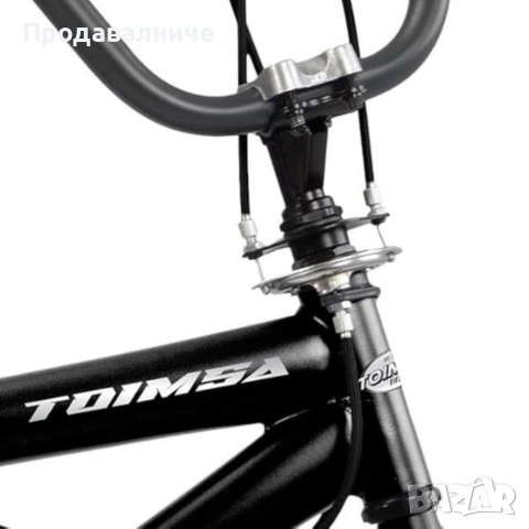 BMX велосипед TOIMSA Full Black 20” – Черен freestyle BMX с 360°, снимка 5 - Велосипеди - 54614609