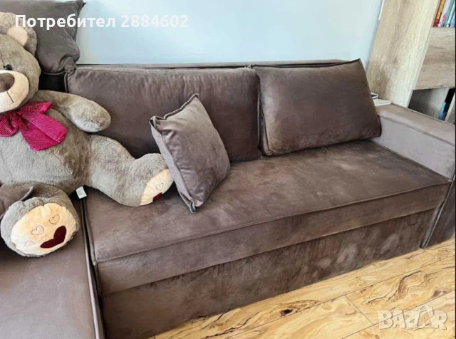 Чисто нов ъглов диван, универсален