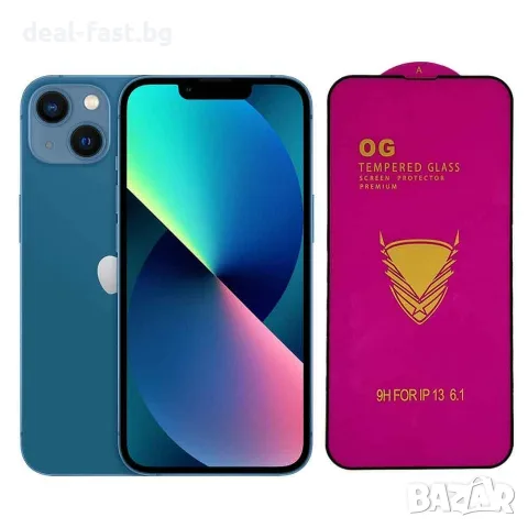 OG Full Glue Стъклен протектор за iPhone 17E 16E 14 13 13 Pro