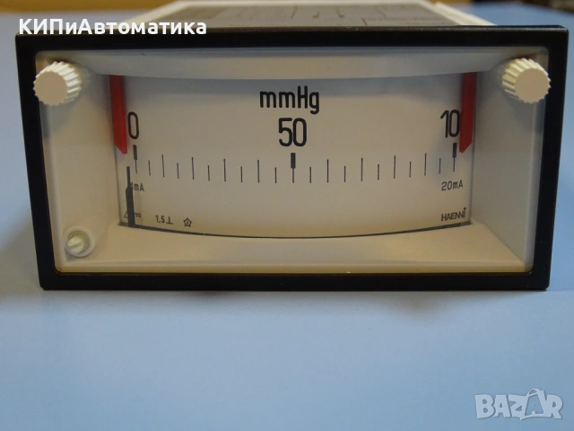 контролен панел HAENNI/ABB GTS3054A1 panel meter 0-50mmHg, снимка 2 - Резервни части за машини - 54508486