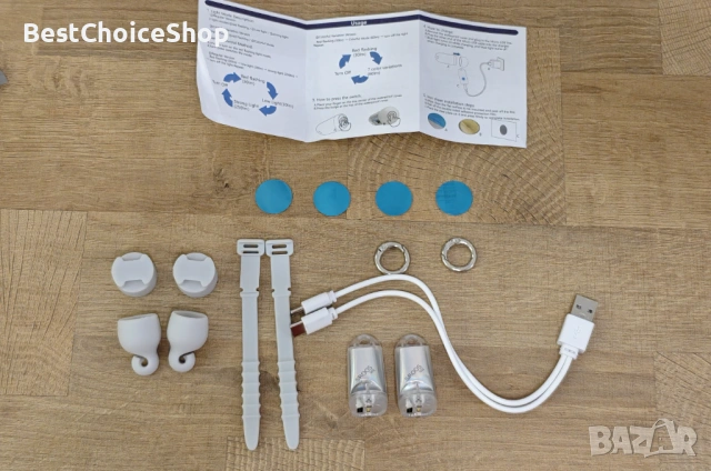 USB акумулаторни LED фенерчета за ключодържател IPX7 преносимо EDC 2 бр, снимка 2 - Друга електроника - 54921320