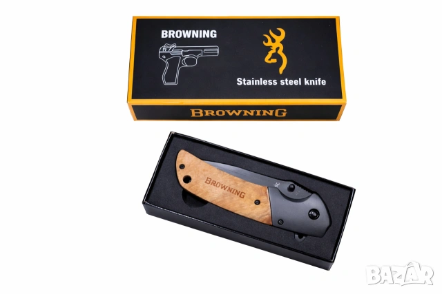 Сгъваем нож Browning 354 за туризъм, къмпинг, лов и риболов, снимка 3 - Ножове - 54999109