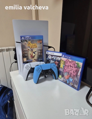 PS5 Disc + 2 джойстика + FC 26 +Gang Beats+It takes two и Гаранция, снимка 5 - PlayStation конзоли - 54703735
