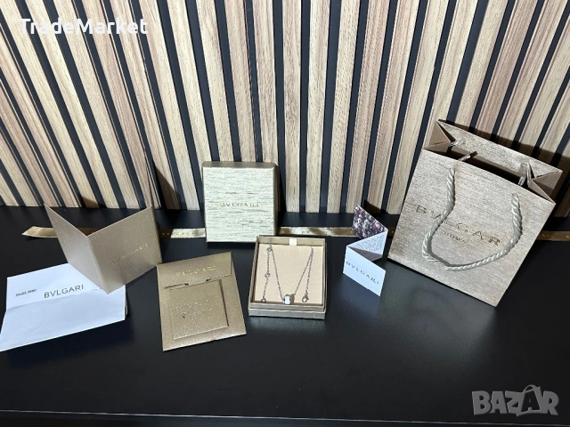 Ново Дамско Колие Bvlgari B.zero1 Save The Children пълен комплект 