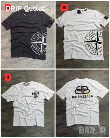 !НОВИ 40 МОДЕЛА! Мъжки Летни Тениски |DSQ2|LV|STONE ISLAND|BALENCIAGA, снимка 6 - Тениски - 54567902