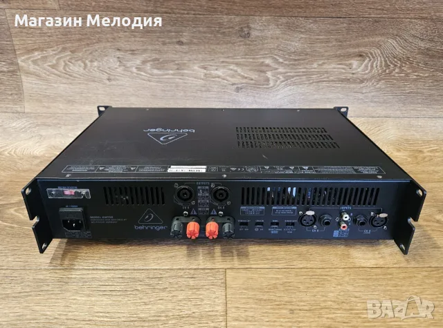 Професионално крайно стъпало Behringer KM750 – Две по 400 вата. 750 W в мостов режим Bridge Mode, снимка 11 - Ресийвъри, усилватели, смесителни пултове - 55351450