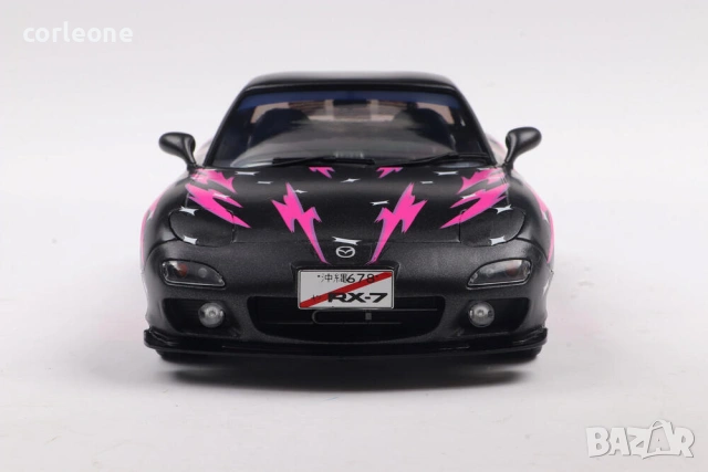 Mazda RX7 FD3RS Solido Works Itasha Club 1999 - мащаб 1:18 на Solido нов в кутия, снимка 8 - Колекции - 55265734