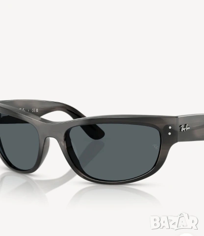 Слънчеви очила модел: Ray-Ban Mega Balorama в сив райе десен., снимка 6 - Слънчеви и диоптрични очила - 55165159