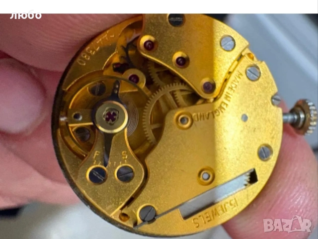 Златен Часовник SMITH DE LUXE 15 JEWELS SHOCKPROOF MADE IN ENGLAND 9к 0,375, снимка 9 - Други ценни предмети - 55050228