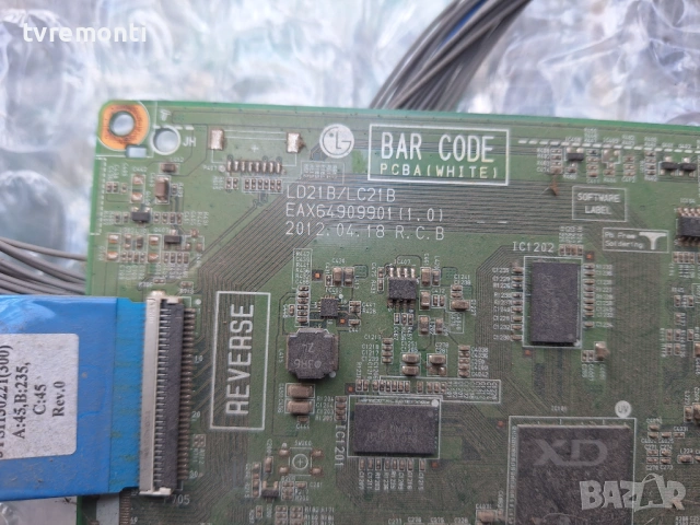 Main AV Board Eax64909901 (1.0) ,for 32inc DISPLAY  LC320DXN-SEU3 , LG модел 32LM3400, снимка 2 - Части и Платки - 54807327