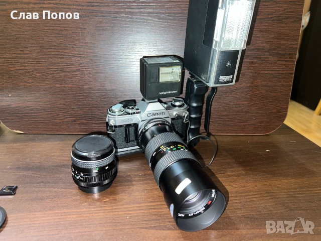 Аналогов фотоапарат Canon AE-1, снимка 10 - Фотоапарати - 54812727