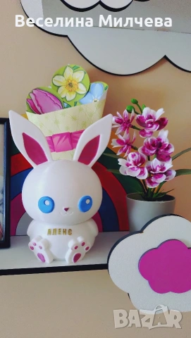 Персонализирано зайче за подарък, снимка 2 - Други - 53972178