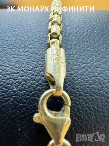 Златна гривна /585/, снимка 4 - Гривни - 54360041