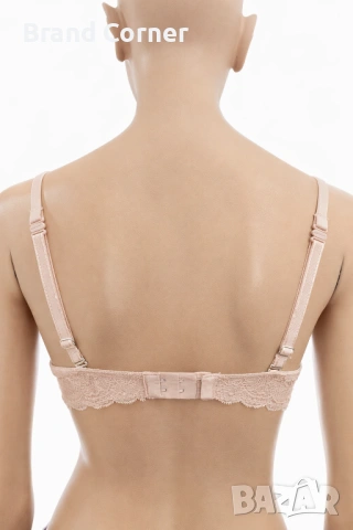 Сутиен Hunkemöller - 80D в нежен пудрено розов цвят с дантела, снимка 4 - Бельо - 54498661