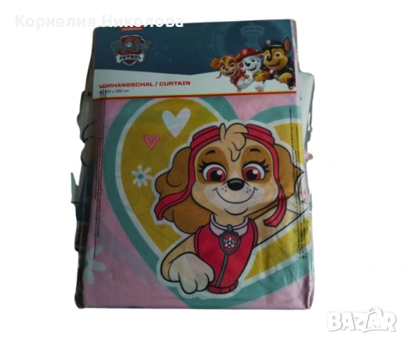 Детско перде с халки, модели с любими анимационни герои