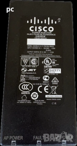 Cisco POE Adapter, снимка 3 - Суичове - 54492245