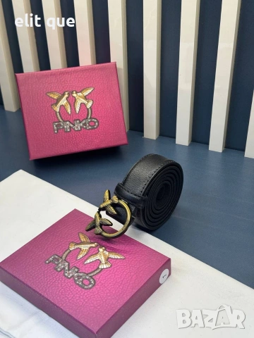 колан от естествена кожа в кутия pinko 3см