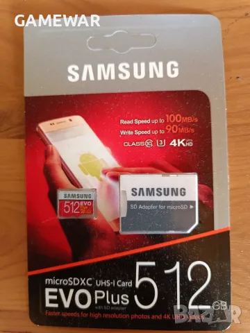 Карта памет SAMSUNG с гаранция.