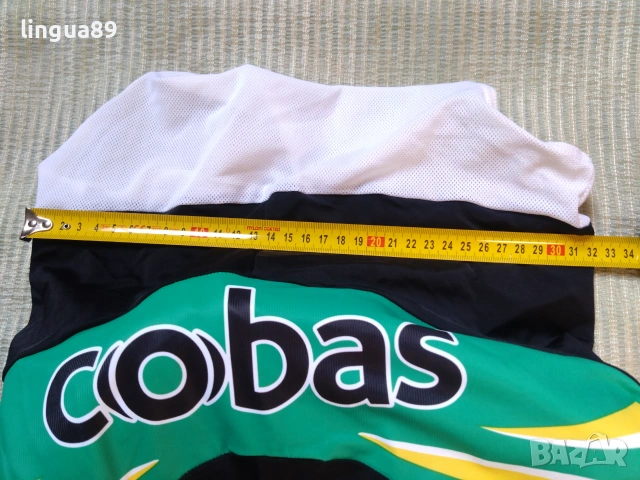 Вело клин с презрамки Bonfanti Cobas Team Bib Shorts , снимка 7 - Спортни дрехи, екипи - 55153881