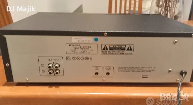 Продавам двукасетен рверсен касетен дек SANSUI D-X117WR, снимка 4 - Декове - 55600694