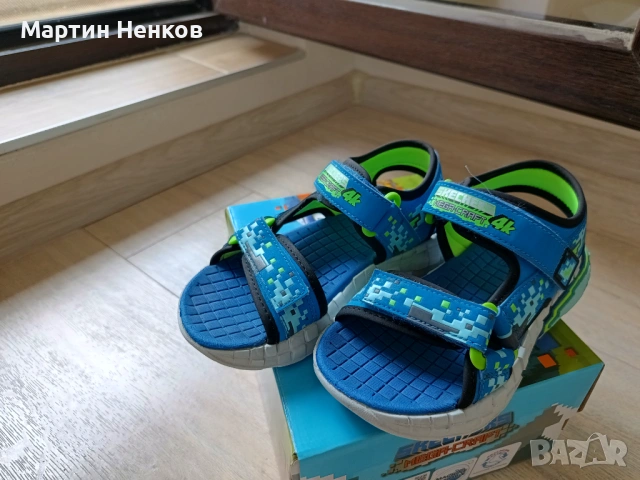 Сандали Sketchers Minecraft 30 номер, снимка 2 - Детски сандали и чехли - 54653607