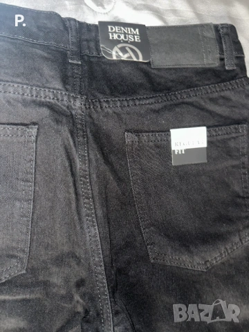 Мъжки черни дънки regular fit, снимка 4 - Дънки - 54800334