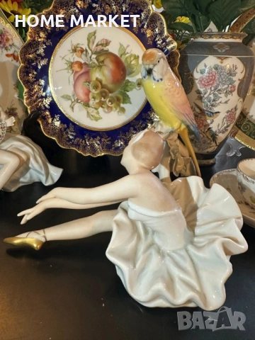 Wallendorf Germany  Circa 1960 Porcelain Ballerina - inspired by Swan Lake “Лебедово езеро” , снимка 8 - Антикварни и старинни предмети - 54661056
