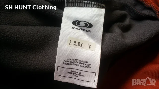 SALOMON Softshell Sweatshirt размер L за лов риболов туризъм суичър вятърно устойчив - 2790, снимка 16 - Суичъри - 55384098