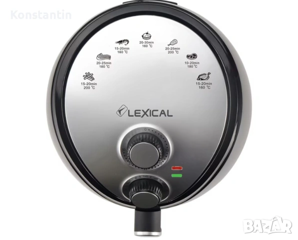 Еър фрайър Lexical Airfryer LAF-3002 , 3.5L, 1300W, снимка 4 - Уреди за готвене на пара - 54824745