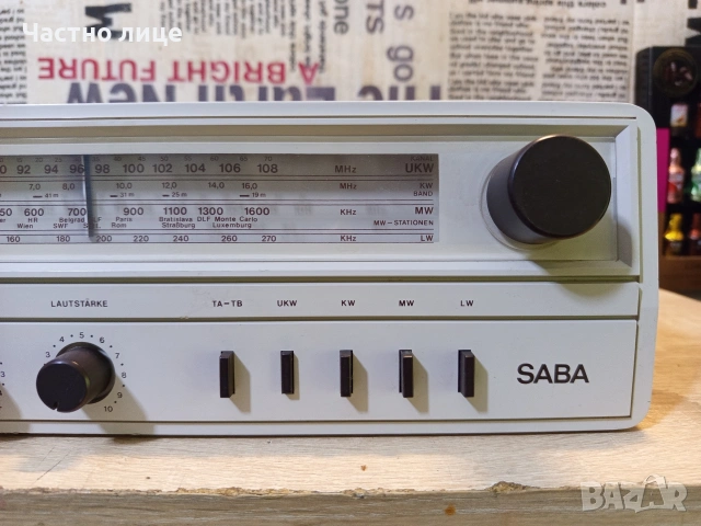 Радио "SABA"Donau S. , снимка 2 - Антикварни и старинни предмети - 54561559