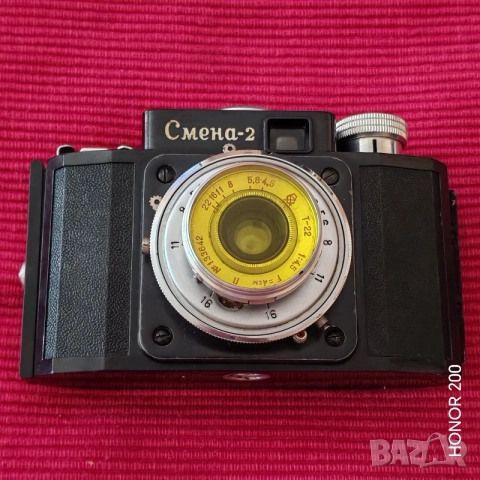 Стар фотоапарат Смена 2, СССР. , снимка 4 - Фотоапарати - 55216463