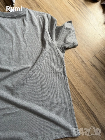 Нова оригинална сива мъжка тениска Adidas Big Logo Essentials! M, снимка 8 - Тениски - 54729951
