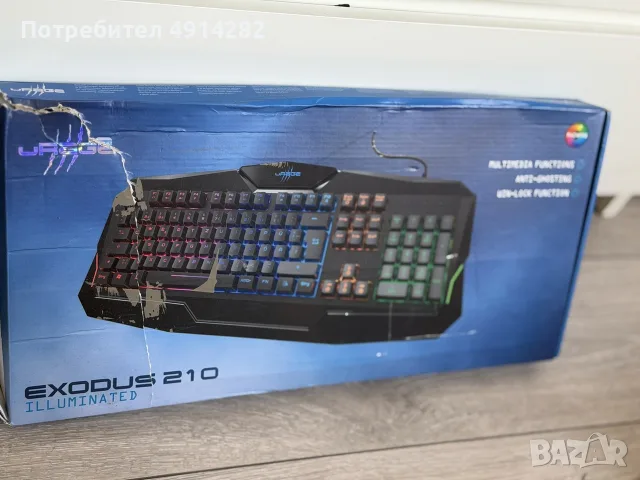 Геймърска клавиатура UJOG Exodius 210 Illuminate