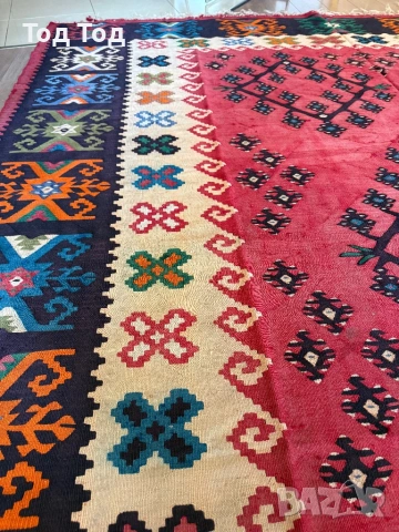 Килим над 120г Чипровци , снимка 14 - Килими - 54272612