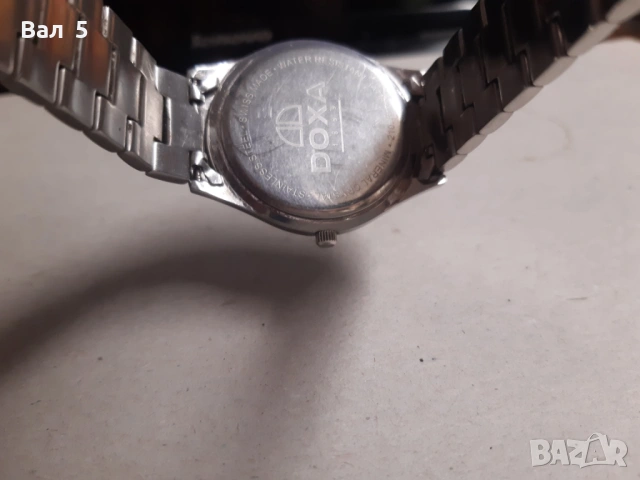 Мъжки часовник DOXA TRADITION - запазен , работи , с кутия, снимка 6 - Мъжки - 54855056
