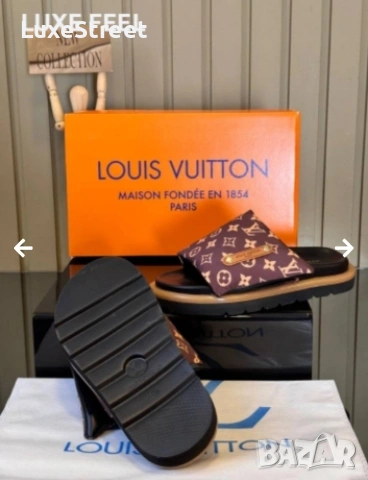Louis Vuitton ⚜️Дамски Чехли 36-41н , снимка 4 - Чехли - 55080164