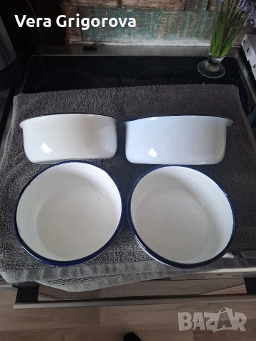 Продавам емайлирани тенджери и купи, снимка 6 - Съдове за готвене - 54030065