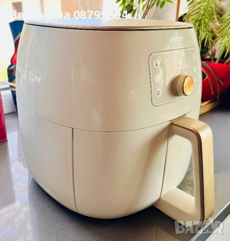Philips Фритюрник XXL 6.2L с Smart Sensing Еър фрайър, снимка 7 - Фритюрници - 54314081