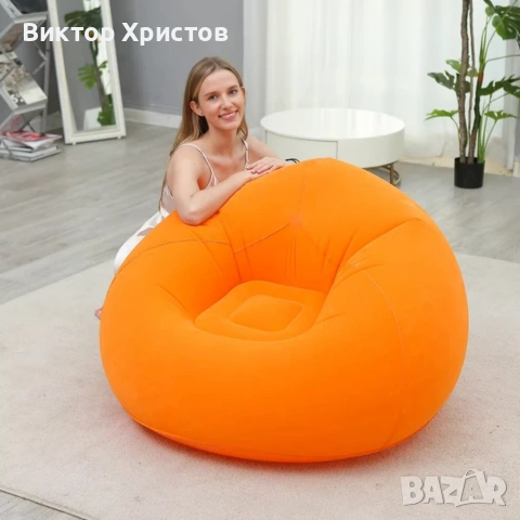 Чисто нови надуваеми кресла (фотьойли) с помпа - ТОП цена и качество ! ! !, снимка 5 - Градински мебели, декорация  - 55154379