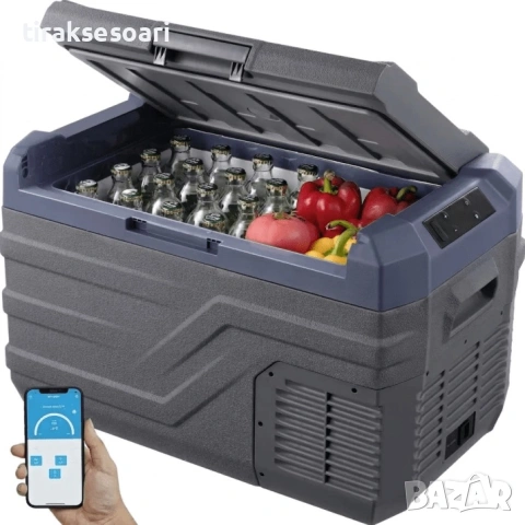 Преносим компресорен хладилник фризер HAWEK NL30 30L – 12V/24V/220V до -20°C, снимка 2 - Аксесоари и консумативи - 54658989