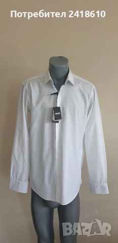 Hugo Boss Cotton Regular Fit Cotton Mens Size 40 / 15 /3/4 НОВО! ОРИГИНАЛ! Мъжка Риза!, снимка 5 - Ризи - 54873998