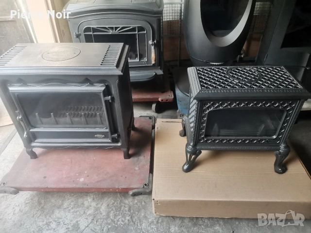 Френска чугунена печка 5kW, снимка 13 - Отоплителни печки - 54609196