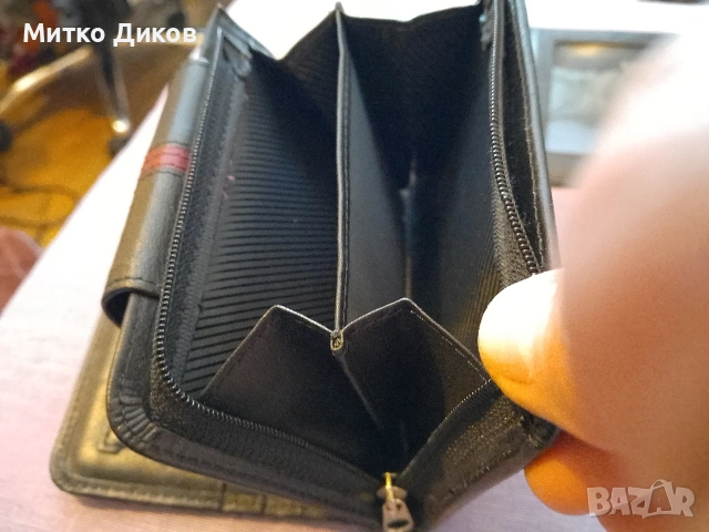 Портфейл Арт нов естествена кожа 132х97см две части , снимка 9 - Портфейли, портмонета - 54800876